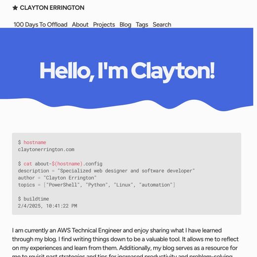 claytonerrington.com